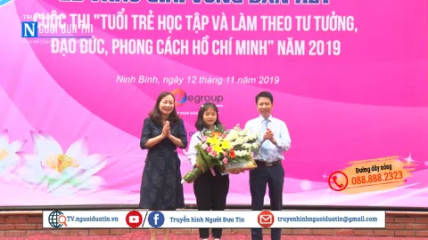 Trao giải bán kết Cuộc thi “Tuổi trẻ học tập và làm theo Bác" năm 2019
