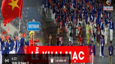 TRỰC TIẾP Lễ khai mạc SEA Games 30: Hoành tráng và đầy màu sắc