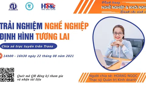 Talkshow trực tuyến “Trải nghiệm nghề nghiệp - Định hình tương lai”