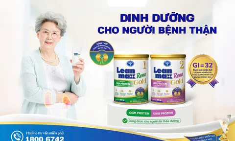 Chế độ dinh dưỡng tối ưu cho người bệnh thận và giải pháp từ Leanmax Rena Gold 1 và 2