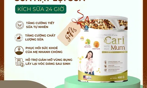 EU Nutrition - địa chỉ phân phối sữa hạt lợi sữa Cari Mum uy tín và độc quyền trên toàn quốc