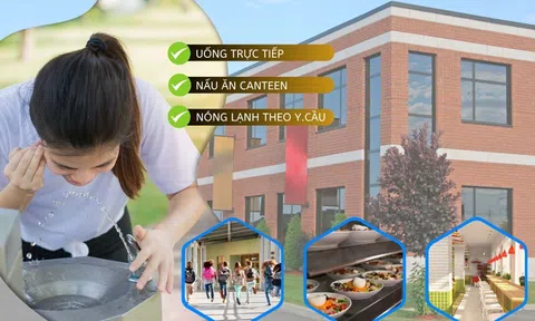 Nước sạch cho học đường: Giải pháp an toàn cho học sinh và giáo viên