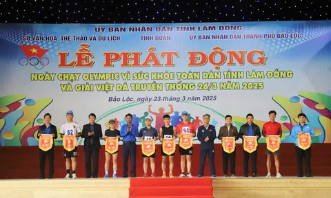 Lâm Đồng: Tổ chức Lễ phát động Ngày chạy Olympic vì sức khỏe toàn dân tỉnh Lâm Đồng và Giải Việt dã truyền thống 26/3 năm 2025