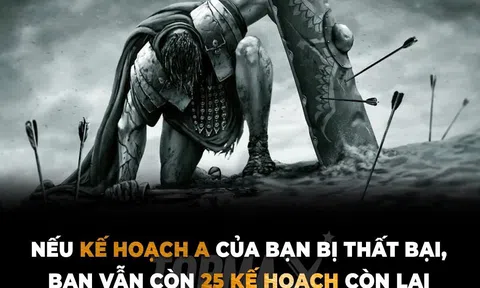 Nếu kế hoạch A thất bại, ta còn 25 lựa chọn khác