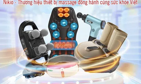 Chăm sóc sức khỏe cho cả gia đình bằng máy massage Nikio là lựa chọn hoàn hảo nhất