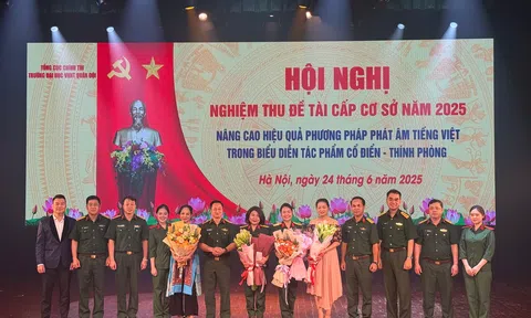 Nghiệm thu đề tài “Nâng cao hiệu quả phương pháp phát âm tiếng Việt trong biểu diễn tác phẩm Cổ điển - Thính phòng”