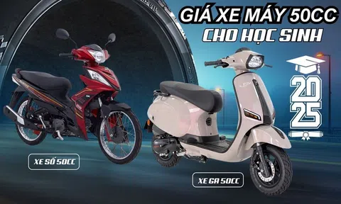 [Update] Giá xe máy 50cc cho học sinh mới nhất năm 2025