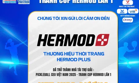 Tri ân Nhà tài trợ cho Giải Pickleball CEO Việt Nam 2025 – Tranh Cúp Hermod Lần I