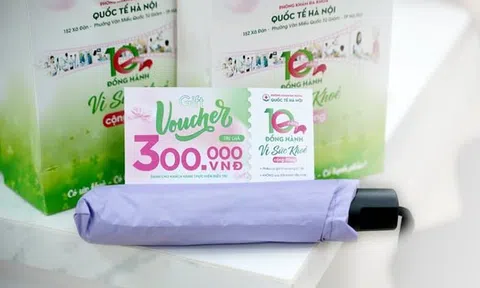 PHÒNG KHÁM ĐA KHOA QUỐC TẾ HÀ NỘI KỶ NIỆM 10 NĂM THÀNH LẬP, TRAO 150 SUẤT KHÁM SỨC KHỎE MIỄN PHÍ