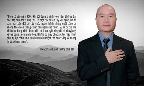 Mentor Lê Quang Dương: Từ cậu bé từng mơ làm Bác sĩ đến hành trình lan tỏa giá trị