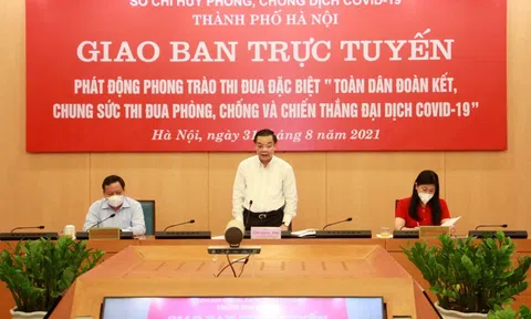 Hà Nội phát động phong trào thi đua đặc biệt chung sức phòng chống và chiến thắng đại dịch Covid-19