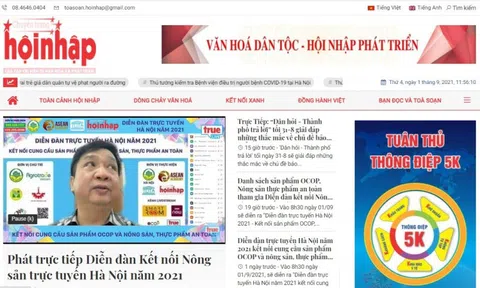 Nhiều giải pháp Kết nối cung cầu sản phẩm OCOP và Nông sản, thực phẩm an toàn được nêu tại Diễn đàn trực tuyến Hà Nội 2021