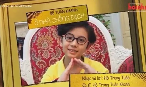 Ca khúc "Em ở nhà chống dịch”, nhạc và lời: Hồ Trọng Tuấn, biểu diễn: ca sĩ Hồ Trọng Tuấn Khanh