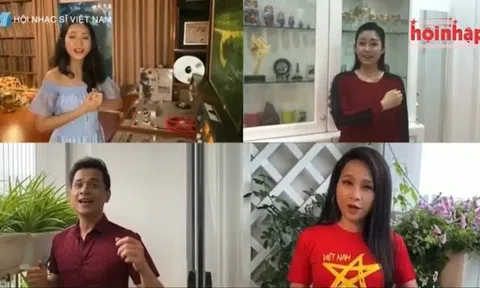 Ca khúc “Cùng bước tới vinh quang”, sáng tác: Lê Tự Minh, biểu diễn: Tập thể các ca sĩ, diễn viên