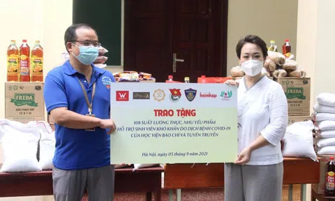 Chia sẻ yêu thương, đồng hành cùng Đoàn viên, sinh viên Học viện Báo chí và Tuyên truyền