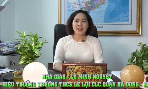 Trường THCS Lê Lợi (Hà Đông - Hà Nội) long trọng tổ chức buổi lễ khai giảng năm học mới 2021 – 2022