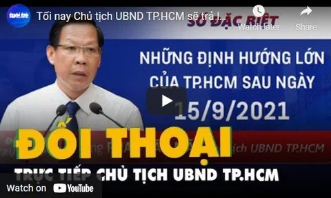 Chủ tịch UBND TP.HCM sẽ trả lời trực tiếp về định hướng của TP sau 15-9