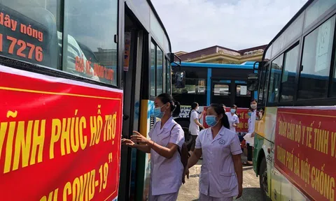 Vĩnh Phúc: Cử 650 nhân lực hỗ trợ Tp Hà Nội chống dịch Covid-19