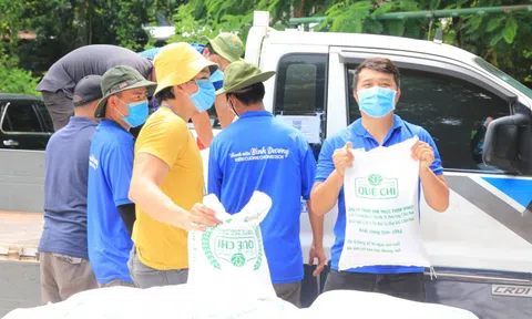 Những trái tim tình nguyện cùng gửi yêu thương đến vùng dịch Bình Dương