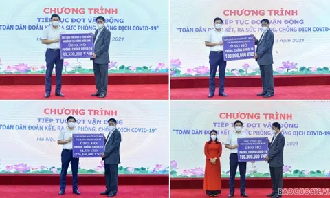 Kiều bào tiếp tục ủng hộ hơn 1 tỷ đồng cho công tác phòng, chống dịch Covid-19
