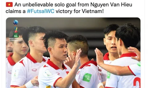 FIFA gọi bàn thắng của tuyển futsal Việt Nam là "không thể tin nổi"