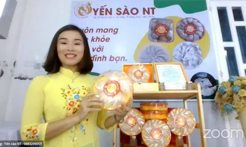 Thương hiệu Yến Sào NT đặc sản Bình Phước tham gia kết nối tiêu dùng tại Chợ đêm trên mây