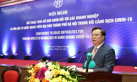 Bí thư Thành ủy Đinh Tiến Dũng: Hà Nội luôn sẵn sàng chào đón các nhà đầu tư nước ngoài