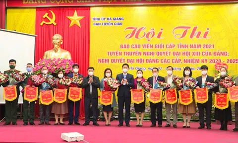 Hà Giang: Khai mạc Hội thi báo cáo viên giỏi cấp tỉnh năm 2021