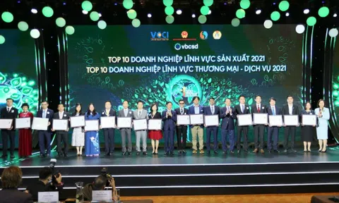 Vinamilk 6 lần liên tiếp được vinh danh trong top 10 doanh nghiệp phát triển bền vững nhất Việt Nam 2021