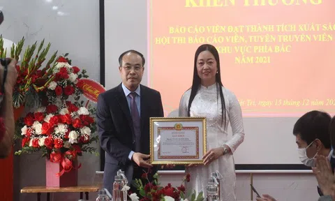 Phú Thọ: Cô giáo Nguyễn Thị Minh Thịnh được Ban Tuyên giáo Tỉnh ủy khen thưởng