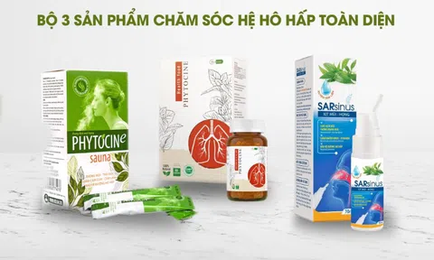 Chăm sóc và bảo vệ hệ hô hấp khỏe mạnh với bộ 3 sản phẩm mang thương hiệu Phytocine
