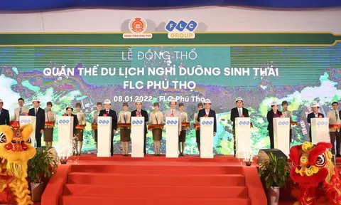 Chính thức động thổ Quần thể Du lịch Nghỉ dưỡng sinh thái 5 sao FLC Phú Thọ