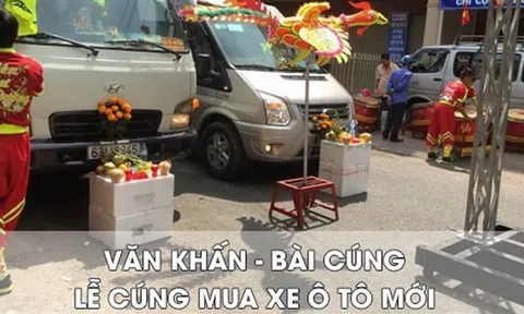 Văn khấn cúng ô tô