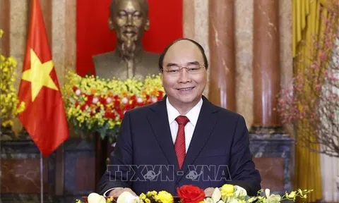 Chủ tịch nước Nguyễn Xuân Phúc chúc Tết Nhâm Dần 2022