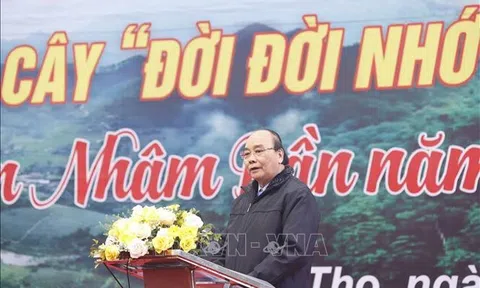 Phát động Tết trồng cây "Đời đời nhớ ơn Bác Hồ" Xuân Nhâm Dần tại Phú Thọ