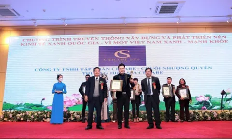 Cerabe Spa - Chuỗi nhượng quyền thương hiệu Spa nhận giải thưởng vinh danh” Thương hiệu Vì sức khỏe và Sắc đẹp Việt Nam”