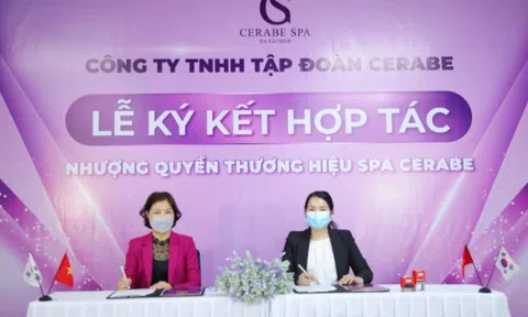 Lễ ký kết hợp tác giữa Chuỗi nhượng quyền thương hiệu Spa Cerabe và Đại lý Hứa Thị Bắc 