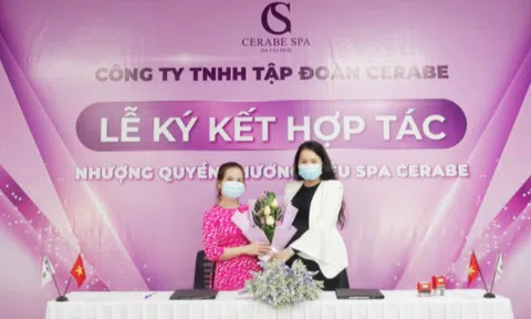 Lễ ký kết hợp tác toàn diện giữa Chuỗi nhượng quyền thương hiệu Spa Cerabe và Chủ Spa Nguyễn Thị Kim Phụng
