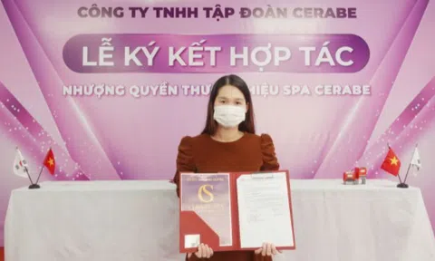 Lễ ký kết hợp tác toàn diện giữa Chuỗi nhượng quyền thương hiệu Spa Cerabe và Chủ Spa Nguyễn Thị Mơ