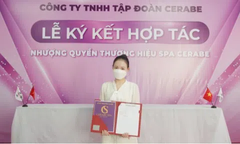 Lễ ký kết hợp tác toàn diện giữa Chuỗi nhượng quyền thương hiệu Spa Cerabe và Chủ Spa Trần Thuỳ Linh