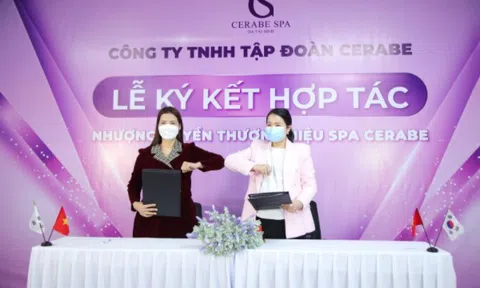 Lễ kí kết hợp tác toàn diện giữa Chuỗi nhượng quyền thương hiệu Spa Cerabe và Chủ Spa Trịnh Thị Hảo
