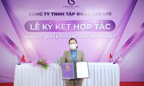 Lễ kí kết hợp tác toàn diện giữa Chuỗi nhượng quyền thương hiệu Spa Cerabe và Chủ Spa Hà Thị Lành