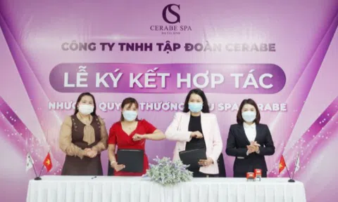 Lễ kí kết hợp tác toàn diện giữa Chuỗi nhượng quyền thương hiệu Spa Cerabe và Chủ Spa Nguyễn Thị Hồng