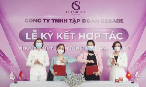 Lễ kí kết hợp tác toàn diện giữa Chuỗi nhượng quyền thương hiệu Spa Cerabe và Chủ Spa Dương Thu Nga 