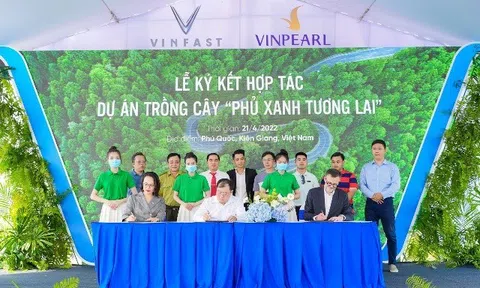 Vinfast khởi động dự án trồng rừng “phủ xanh tương lai”