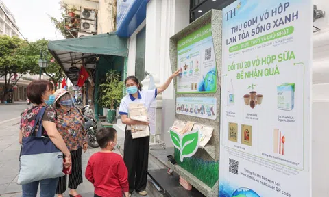 Thu gom, tái chế vỏ hộp sữa: Việc tử tế ‘gieo mầm’ lối sống xanh