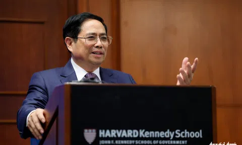 Thủ tướng Phạm Minh Chính phát biểu tại Đại học Harvard