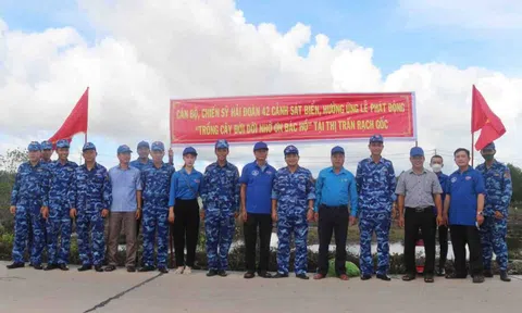 Cà Mau: Hải đoàn 42 phát động lễ trồng cây “Đời đời nhớ ơn Bác Hồ”