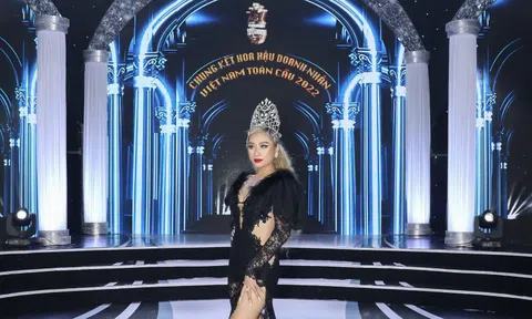 Hoa hậu thiện nguyện Trịnh Lan Trinh xuất hiện rực rỡ tại “ghế nóng” chung kết Hoa hậu Doanh nhân Việt Nam Toàn cầu 2022