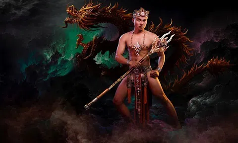 Người mẫu Văn Cường đốt cháy ánh nhìn với bộ ảnh “Chiến binh Rồng”